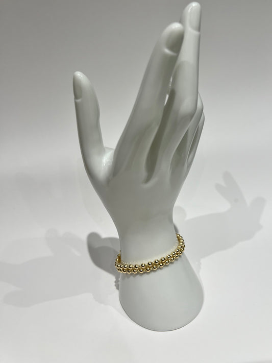 Yetty Gold-Filled Duo Elastic Beaded Bracelet