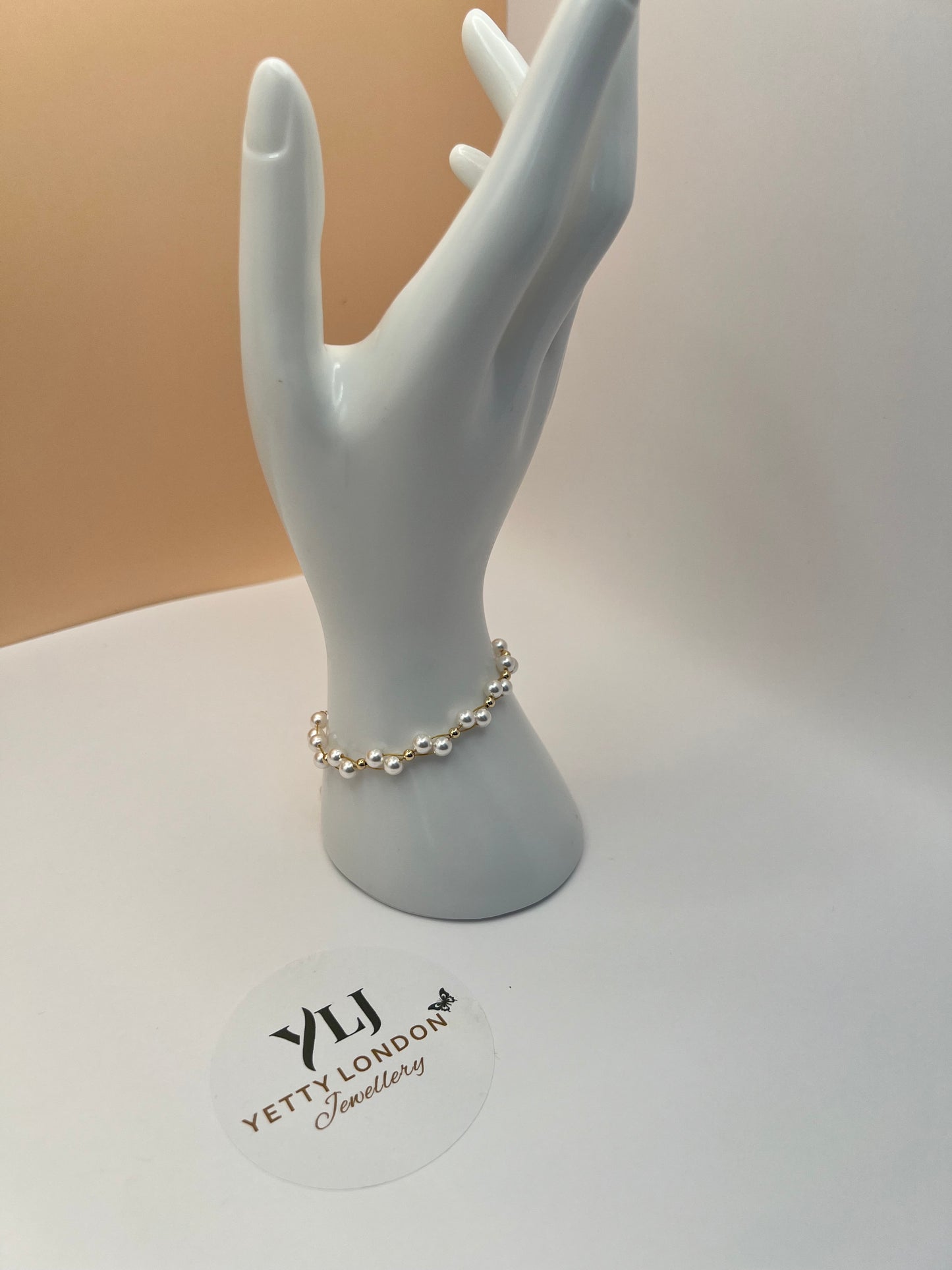 Yetty Gold Filled Beaded Bracelet.