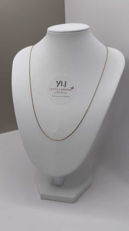 Yetty Gold-Filled Beaded Rope Necklace